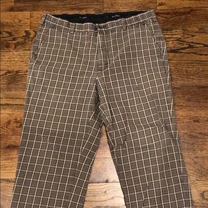 Plaid Chino Pants